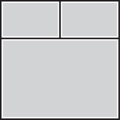 Vector frame for photos, pictures, photo collage, photo puzzle