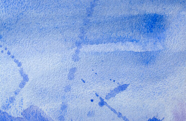blue watercolors on paper texture