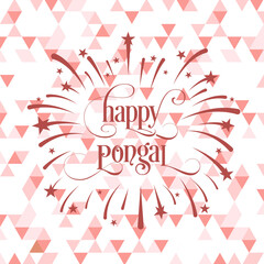 Fototapeta na wymiar Illustration of Pongal festival for the celebration.