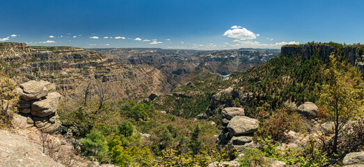 View of the Copper Canyon, Chihuahua, Mexico - obrazy, fototapety, plakaty