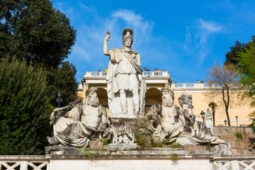 Obraz premium Pincio Hill, Piazza del Popolo, Rome, Italy, Europe