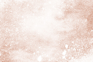 Brown color powder explosion on white background. Colored cloud. Colorful dust explode. Paint Holi.