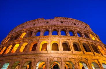Fototapeta na wymiar Colosseum, Rome, Italy, Europe
