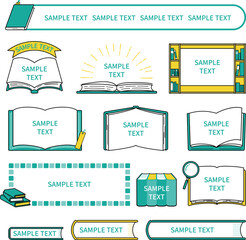 本のフレームセット