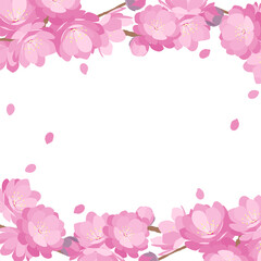 Peach Blossoms spring banner