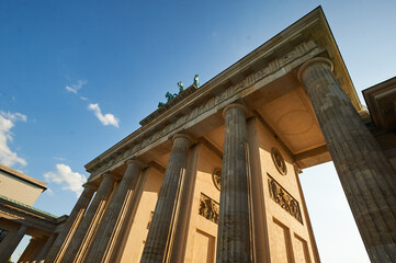 Obraz premium Brandenburg Tor at evening time