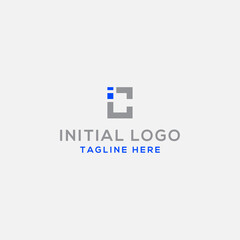logo design inspiration for companies from the initial letters of the IC logo icon. -Vector