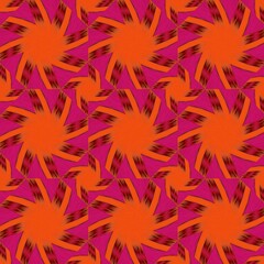 colorful symmetrical repeating patterns for textiles, ceramic tiles, wallpapers and designs.