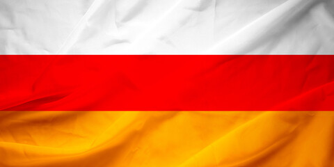 Flag blowing in the wind series - South Ossetia