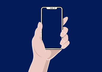 Smart phone illustration