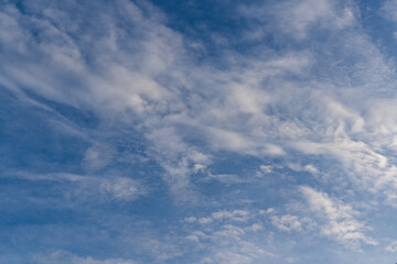 Naklejka na ściany i meble Blue sky and clouds abstract grunge background