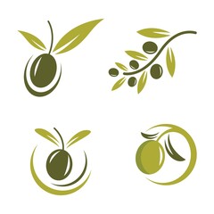 Olive logo images illustration