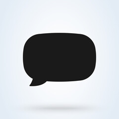 Chat and Speech Bubble sign icon or logo. Speech bubbles concept illustration.