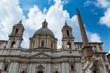 Fototapeta na wymiar Piazza Navona, Rome, Italy, Europe