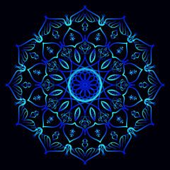 Mandala design ideas, mandala design sample.  the vector file.