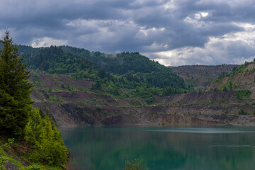 lake in the mountains