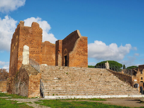 Roman Capitolium Temple at Ancient Ostia