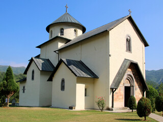 Fototapeta na wymiar Church of Assumption of Virgin Mary, Moraca Monastery, Montenegro 