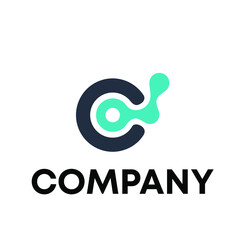 C Molecule Logo Design 