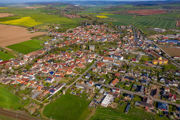 Obraz premium Berga (Kyffhäuser) Luftbilder | Luftbildaufnahmen von Berga (Kyffhäuser)