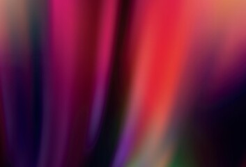 Dark Green, Red vector abstract blurred background.