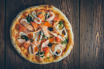 Pizza delicious and fast food