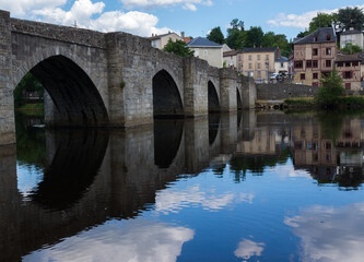 Limoges, Le pont Saint-Martial. Haute-Vienne, Limousin, Nouvelle-Aquitaine, France