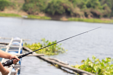 River fishing in Thailand