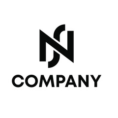 letter NS logo