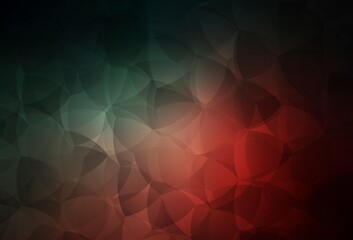 Dark Blue, Red vector gradient triangles texture.