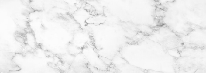 Obraz premium Marble granite white panorama background wall surface black pattern graphic abstract light elegant gray for do floor ceramic counter texture stone slab smooth tile silver natural.