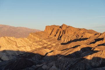 Sunrise Landscape at Zabriskie Point