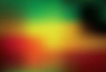 Dark Green, Yellow vector blurred template.