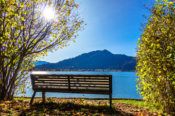 landscape at the Tegernsee Lake - bavaria