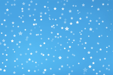white color stars with shades on blue
