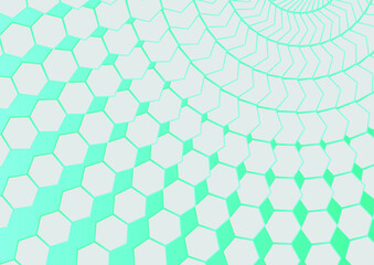 Abstract hexagon shapes background. Hexagonal abstract pattern background