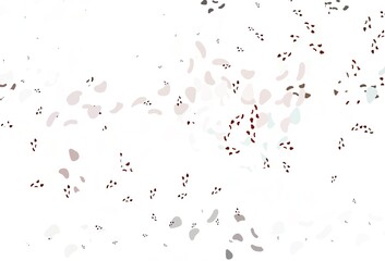 Light red vector texture with random forms.