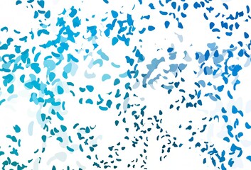 Light BLUE vector texture with random forms.