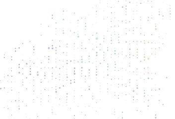 Light Multicolor, Rainbow vector backdrop with lines, rectangles.