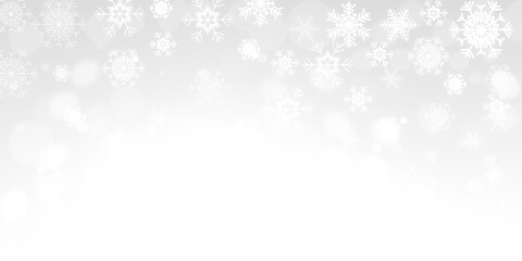 abstract christmas background with snowflakes