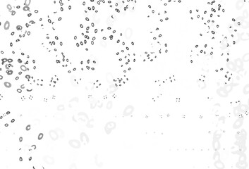 Light Silver, Gray vector cover with spots.