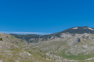 mountain landscape with sky