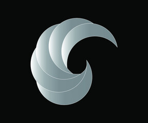 Circle logo design concept