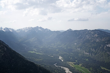 Bergblick Ammergauer Alpen 