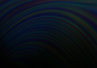 Dark BLUE vector background with bent lines.