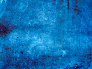 Blue wall abstract background gradient.