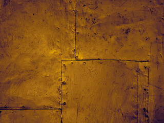 Gold rusty metal texture background.