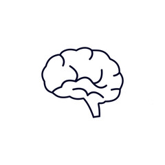 Brain logo design vector template, Organs logo design concept, Icon symbol