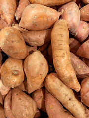 Sweet Potatoes on a Display