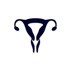 female reproductive organs logo design vector template, Organs logo design concept, Icon symbol